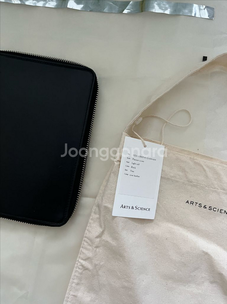 아트앤사이언스 재팬 호보니치 다이어리 커버 파우치 블랙--3