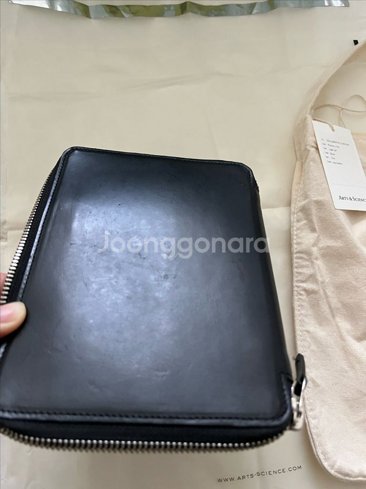 아트앤사이언스 재팬 호보니치 다이어리 커버 파우치 블랙--9