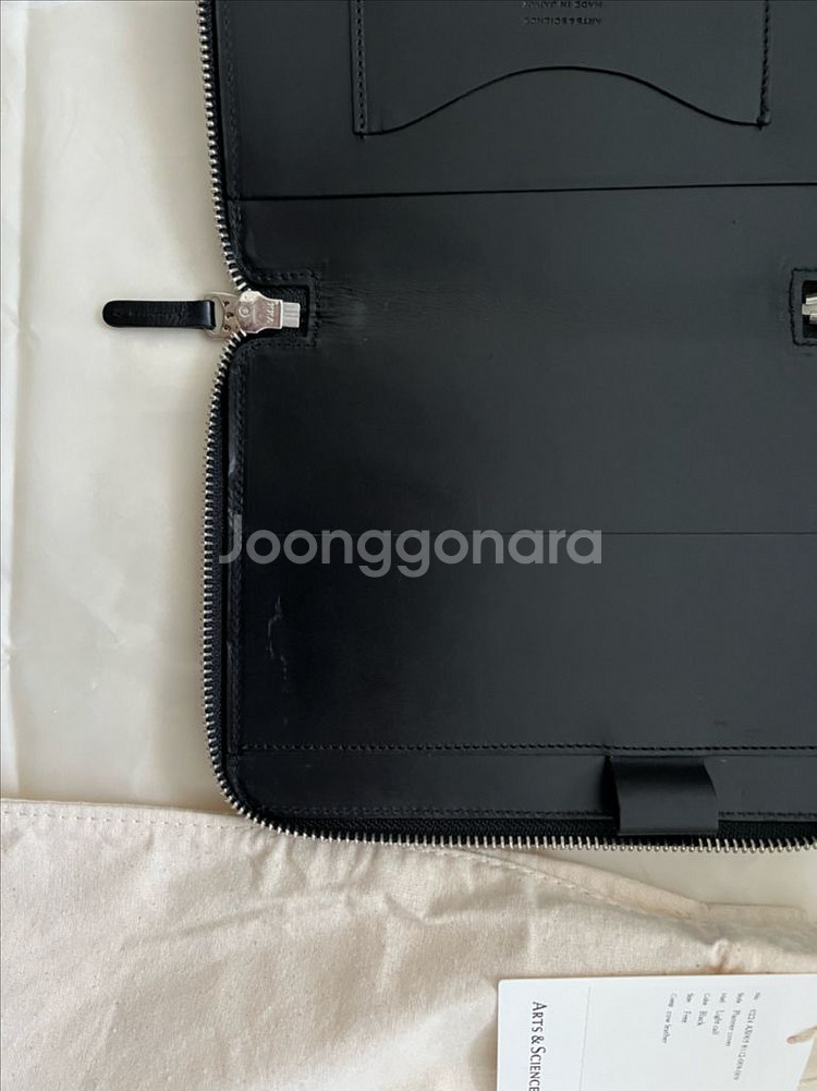 아트앤사이언스 재팬 호보니치 다이어리 커버 파우치 블랙--5