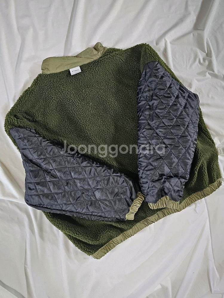 [L] m-65 오버핏 양털 야상 점퍼 패딩 자켓--7