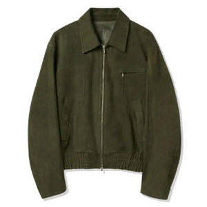 새제품 L) STU 고트 스웨이드 자켓