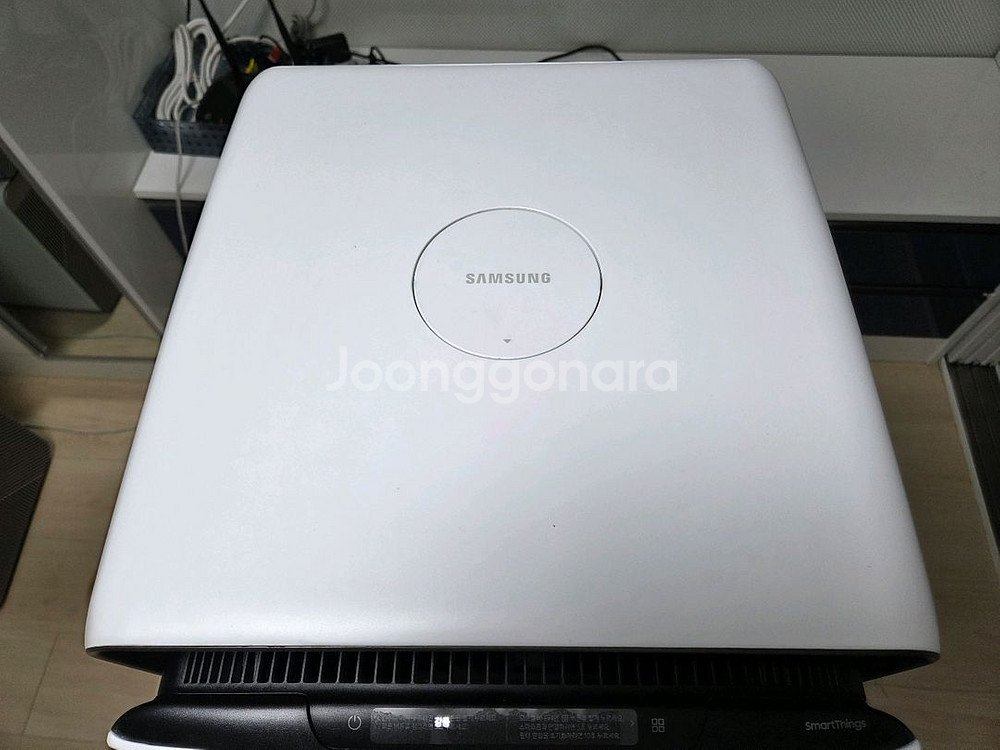 삼성 공기청정기 큐브 화이트 2단 39평형--2