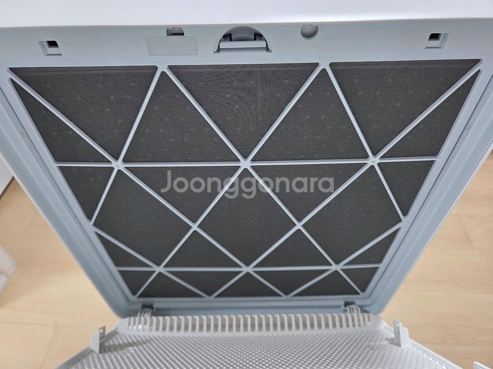 삼성 공기청정기 큐브 화이트 2단 39평형--5