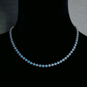 일괄,새상품]행운의 터키석 목걸이+팔찌+귀걸이 세트