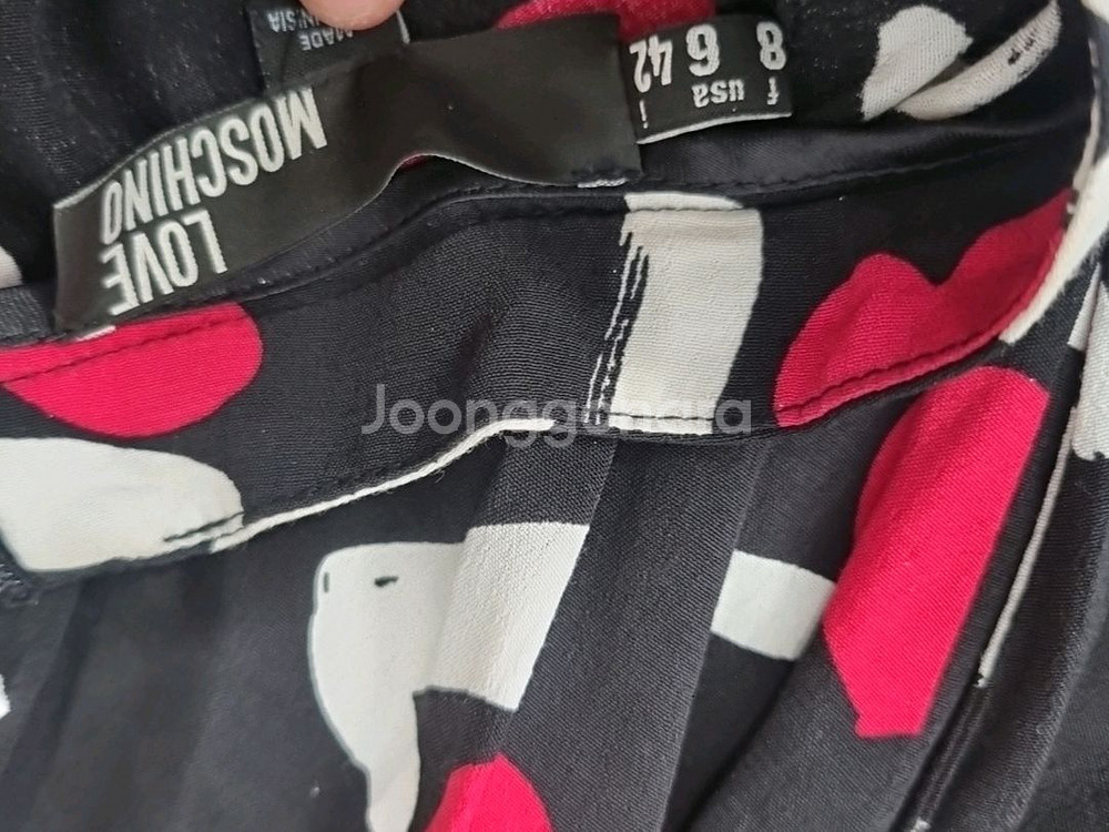 LOVE MOSCHINO 러브 모스키노 하트 로고 패턴--7