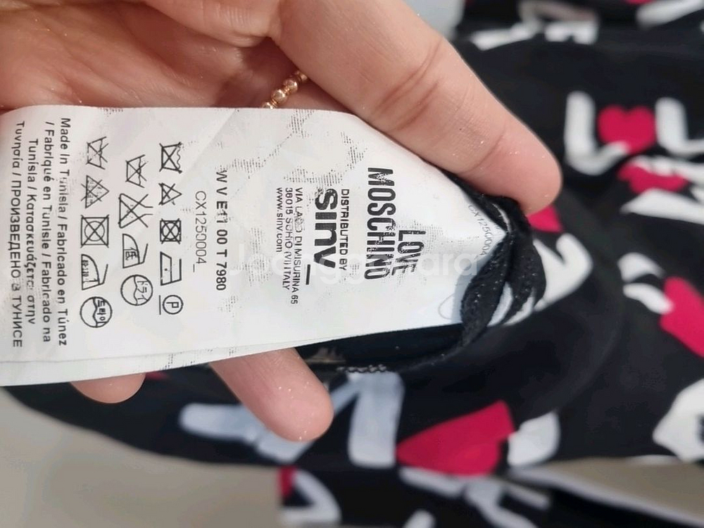 LOVE MOSCHINO 러브 모스키노 하트 로고 패턴--8