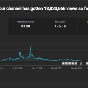 7.5만명 구독자 유튜브 채널