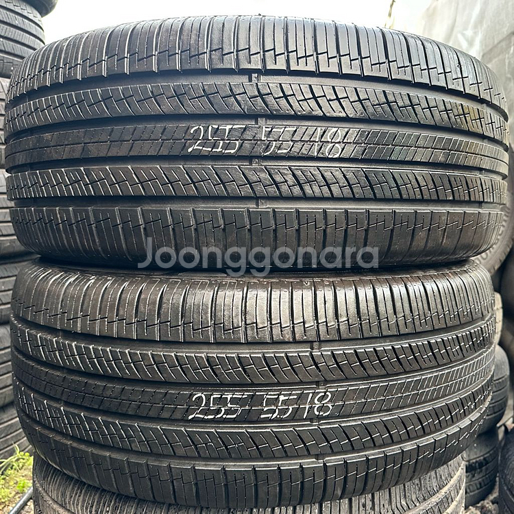 255 55 18중고타이어2개2555518--0