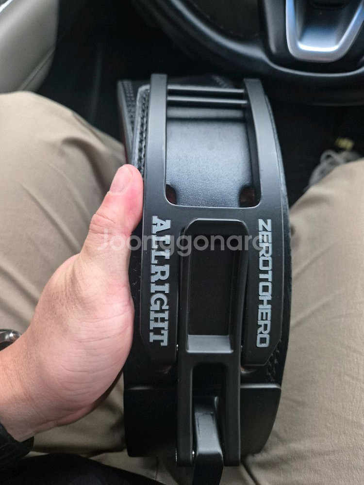 박재훈레버벨트제로투히어로 벨트 M사이즈--3