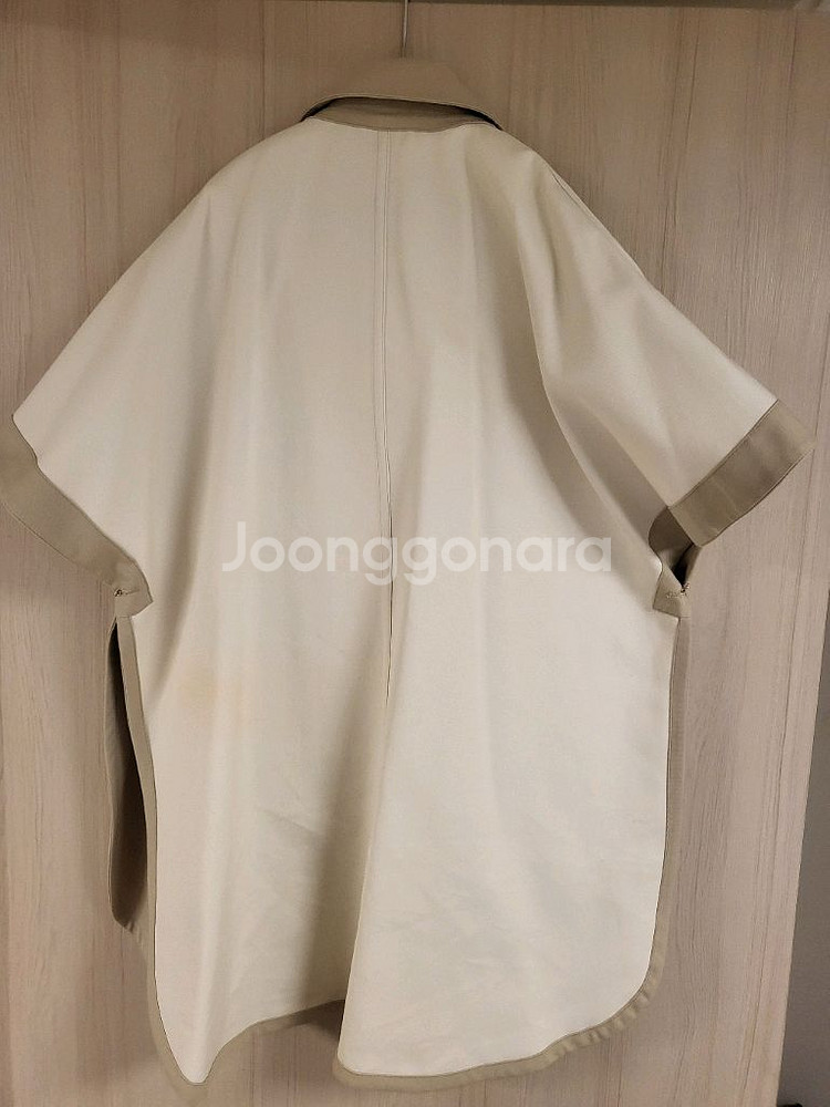 막스마라 리버시블 케이프 트렌치--2