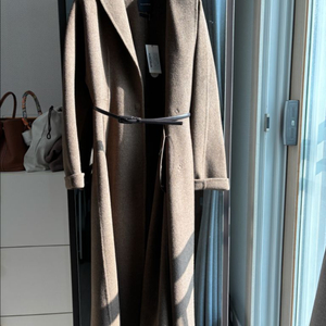 한섬 더캐시미어/ 캐시미어 블렌드 핸드메이드 벨티드 코트