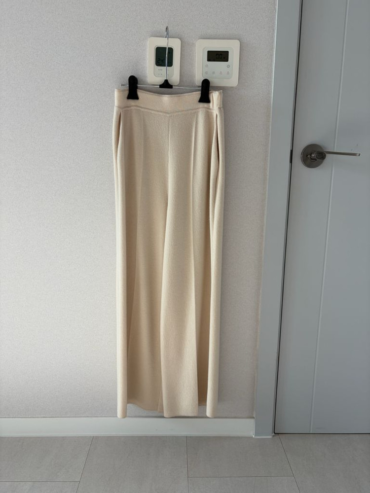 한섬 더캐시미어 캐시미어 블렌드 니트 팬츠--2