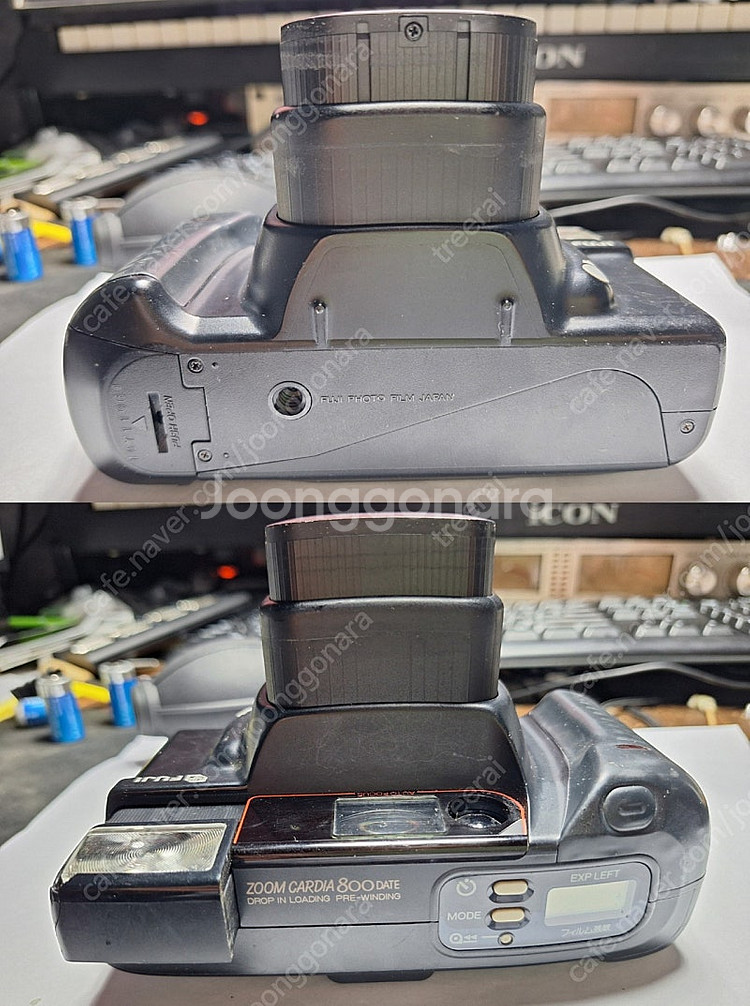 후지 ZOOM CARDIA 800 DATE 필름카메라--6