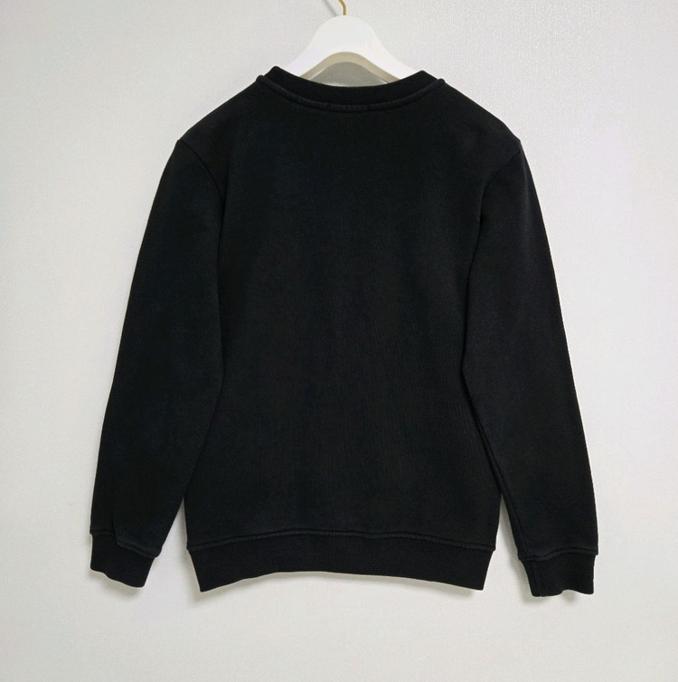 MSGM 키즈 스퀘어로고 맨투맨 기모 12A--1