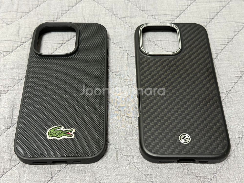 아이폰16 프로 라코스테 / 슈피겐 카본 케이스 판매--0