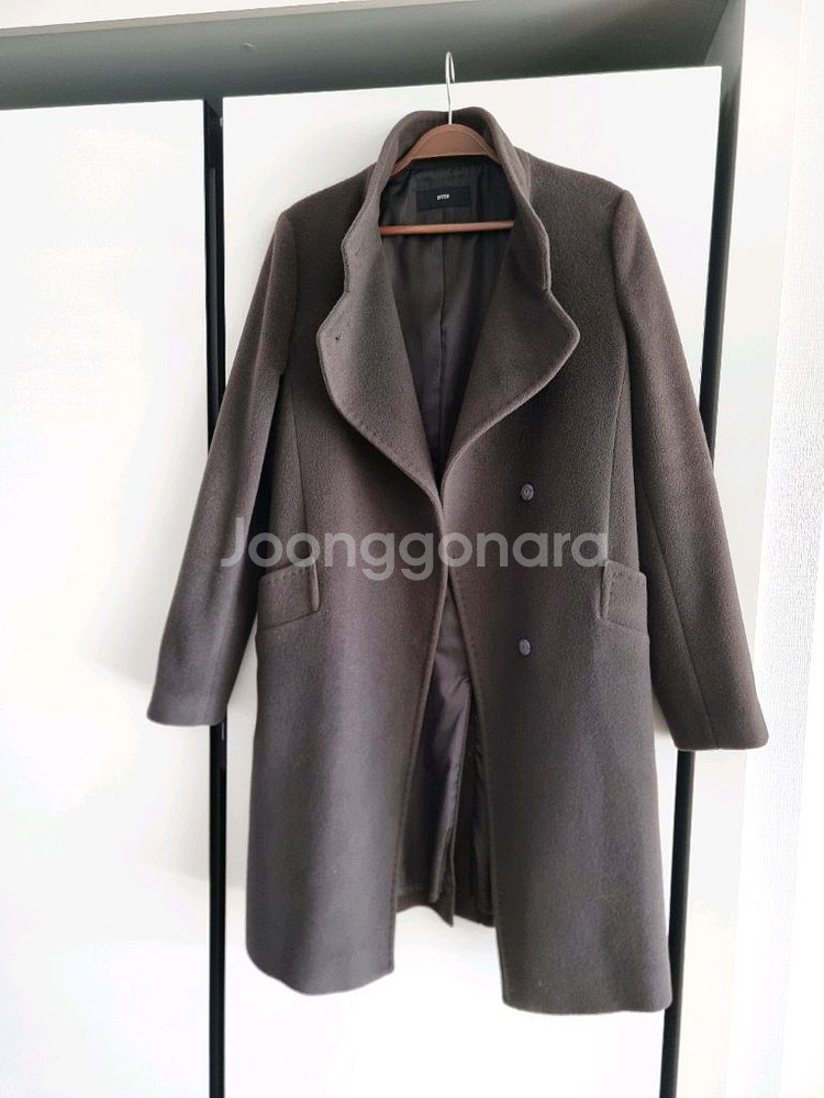 한섬 시스템 system 울 코트 m 66--2