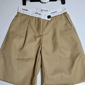미착용(25~26인치) 샤넬 카멜반바지, 여성치노반바지