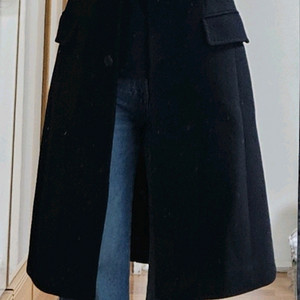 KEITH 캐시미어100 롱코트(새상품수준,블랙55)