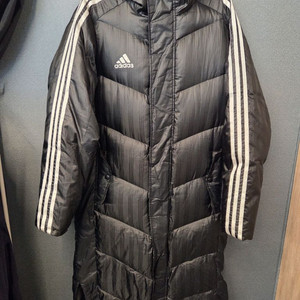 아디다스 롱경량패딩