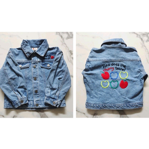 봉보노 유아옷 데님 자켓 M (110-120)