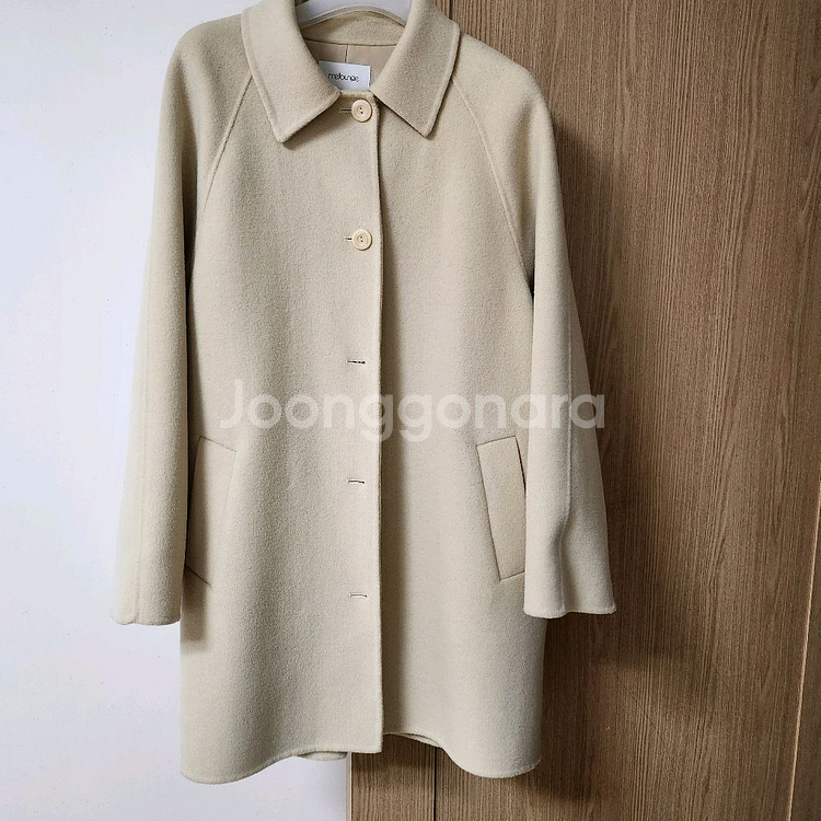 (새상품)멜라운지 울100핸드메이드 코트--5