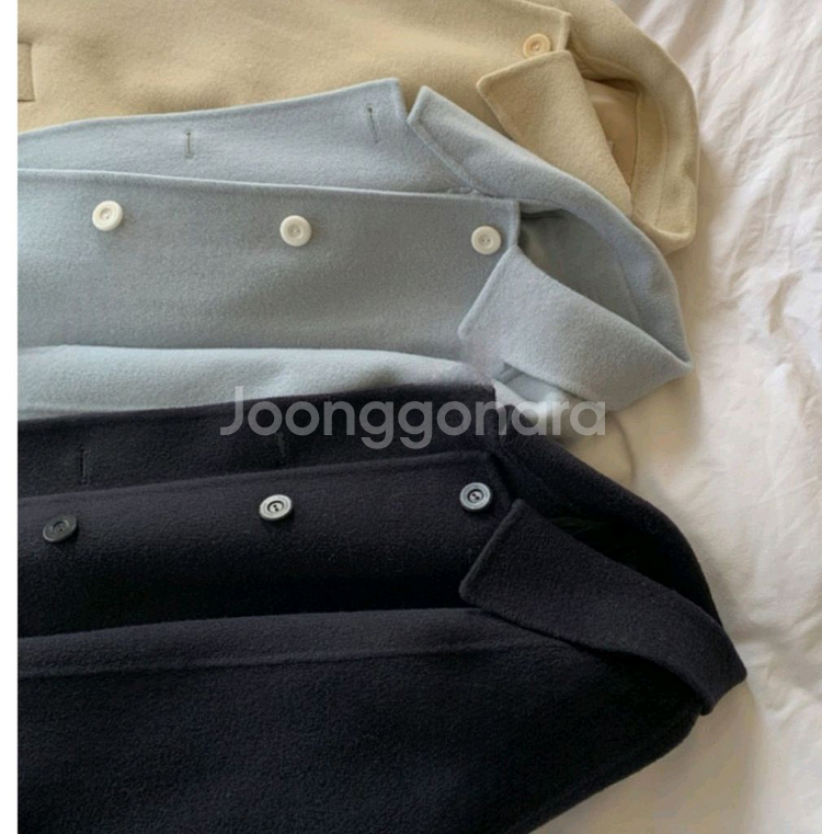 (새상품)멜라운지 울100핸드메이드 코트--4