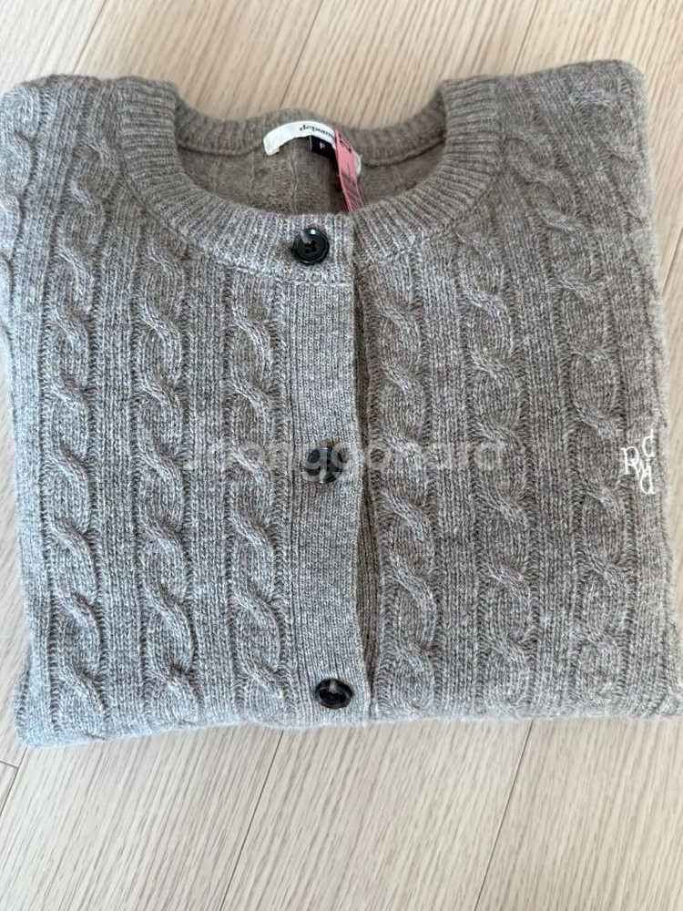 드파운드 dpwd cable cardigan 오트밀--2