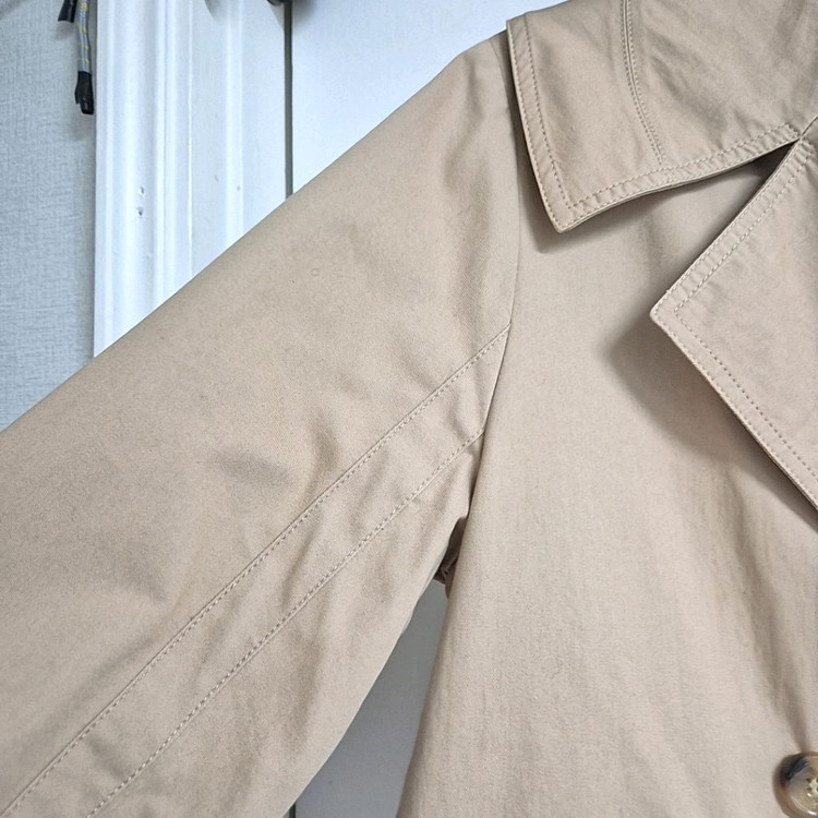 듀엘 크롭 트렌치 자켓--3