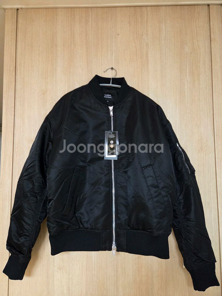 무탠다드 MA-1 오버사이즈 블랙 m 새상품--0