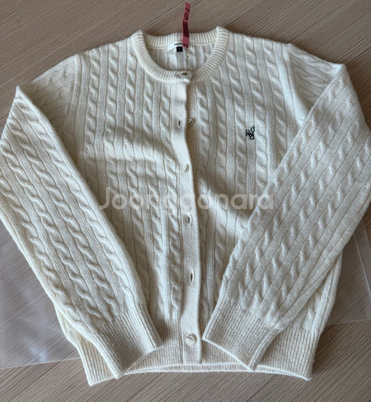 드파운드 dpwd cable cardigan 아이보리--1