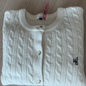 드파운드 dpwd cable cardigan 아이보리