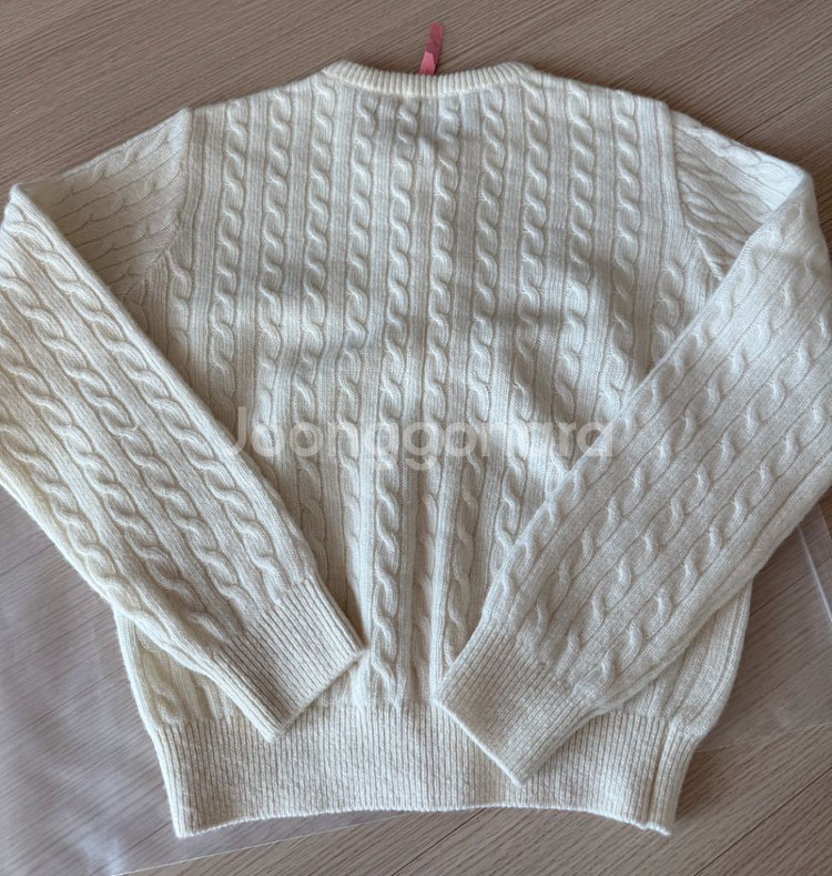 드파운드 dpwd cable cardigan 아이보리--2