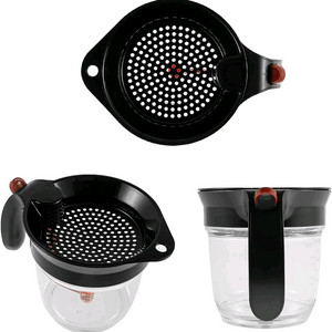 지방 분리기 및 거품 제거기 수프 잔여물 필터 하단 배