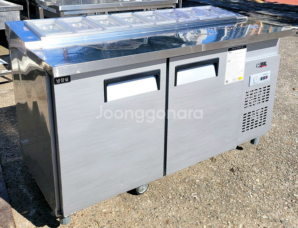 유니크 토핑냉장고1500.반찬샐러드토핑냉장고--1