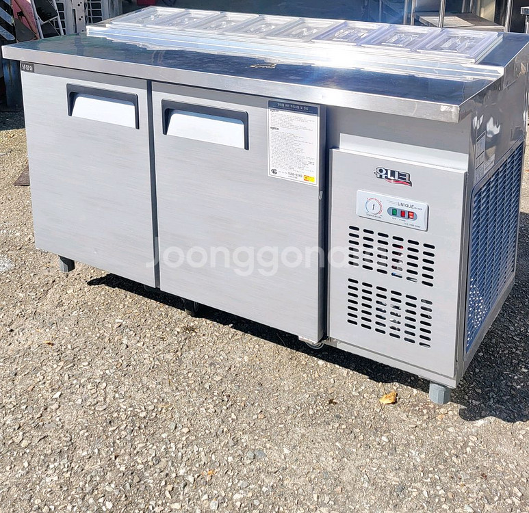 유니크 토핑냉장고1500.반찬샐러드토핑냉장고--0