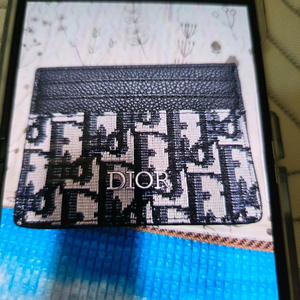 디올 오블리크 카드지갑