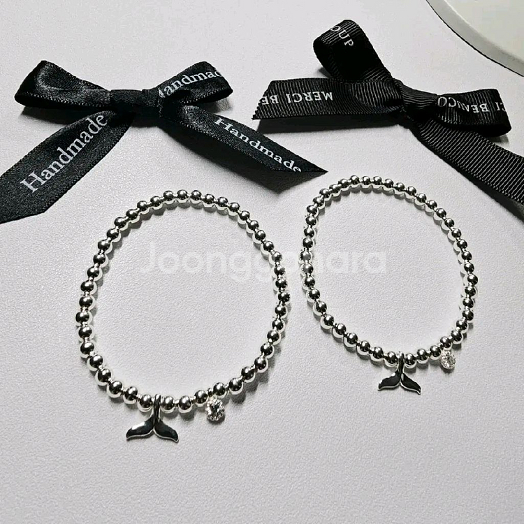 925실버 팬던트 은볼 팔찌&반지 세트--3