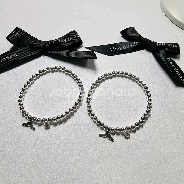 925실버 팬던트 은볼 팔찌&반지 세트--8