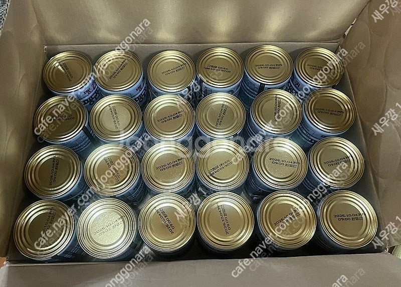 택배비무료) 펭귄 꽁치 펭귄 보일드 꽁치 통조림400g 24캔 1박스--0