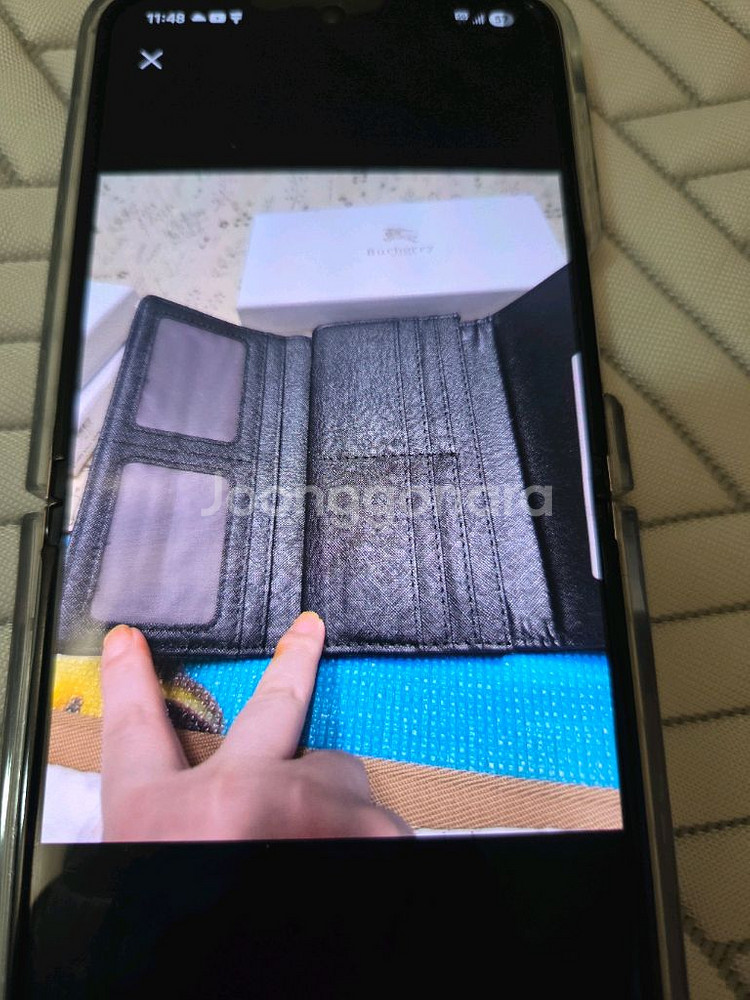 버버리 여성용 카드지갑 장지갑--3