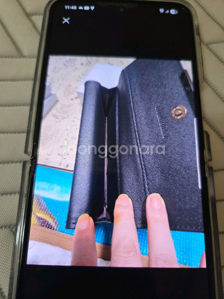 버버리 여성용 카드지갑 장지갑--2