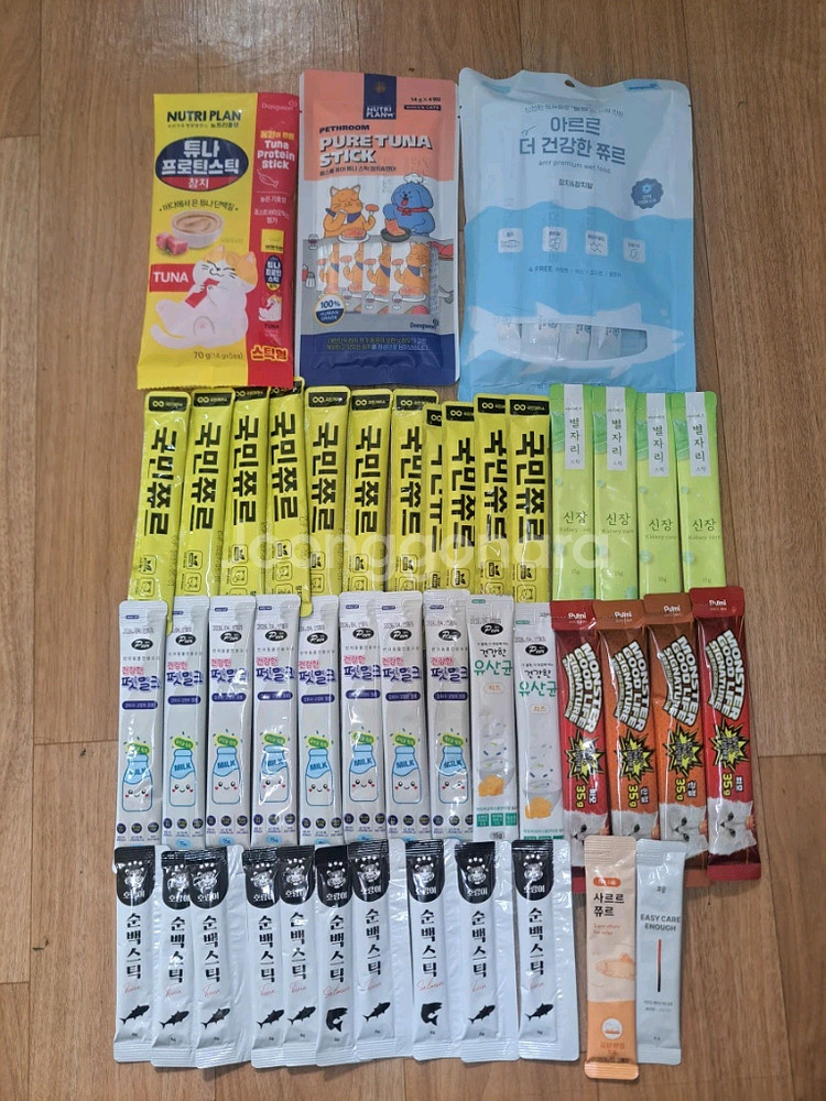 고양이 츄르 60개--0