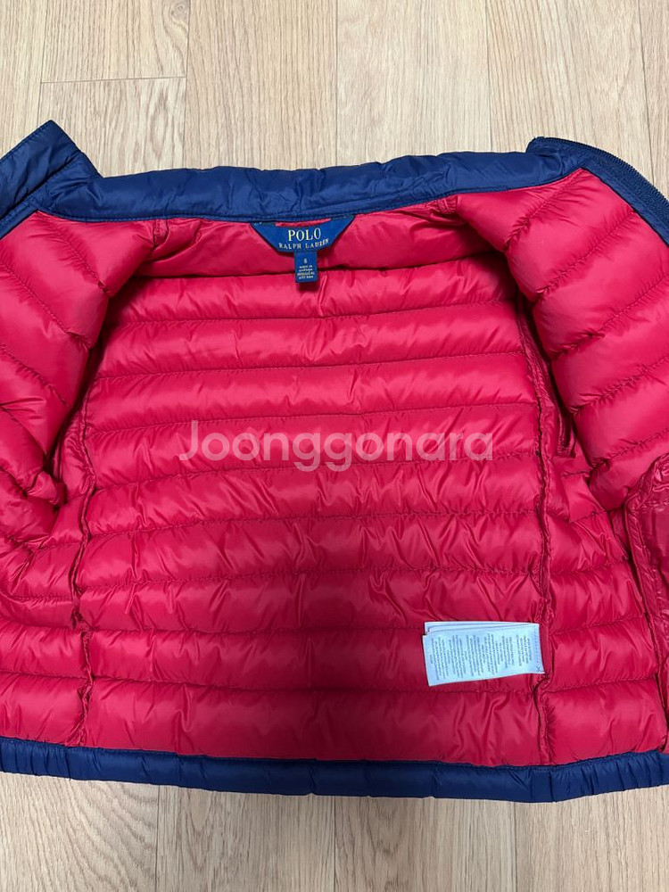 폴로 랄프로렌 키즈 경량패딩점퍼 6Y--1