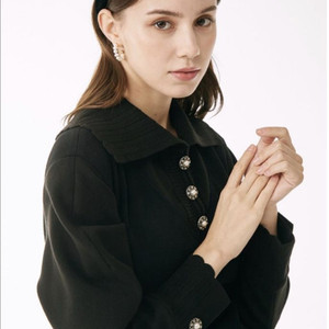 한섬 마인 벨벳 드레이프 헤드밴드 머리띠