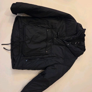 코오롱스포츠 이로 콜라보 패딩 아노락 블랙