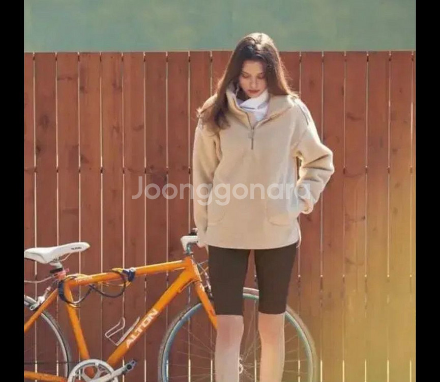 로드로아르 김민영 아옳이 보아퍼 하프 집업 로아르--0