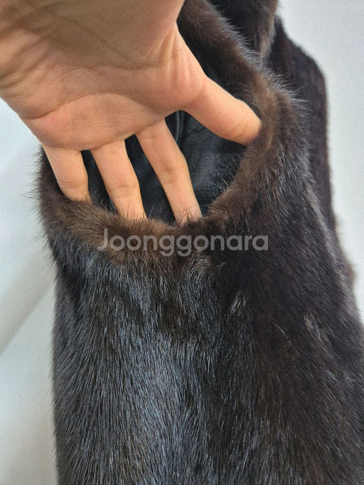 진도 SAGA 밍크 조끼--2