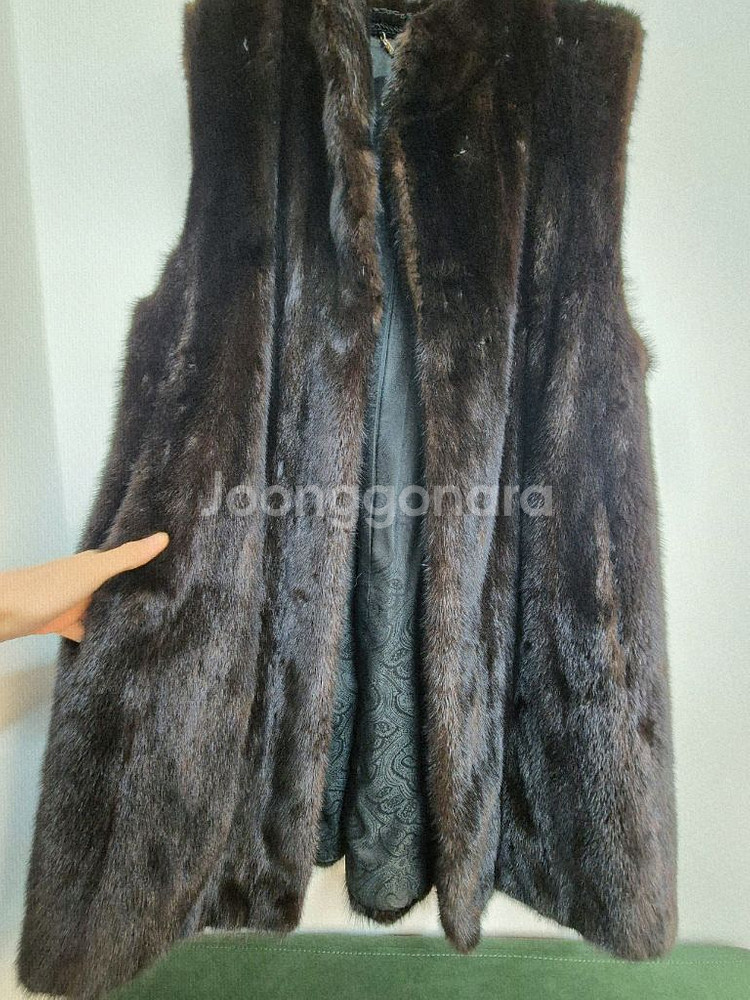 진도 SAGA 밍크 조끼--3