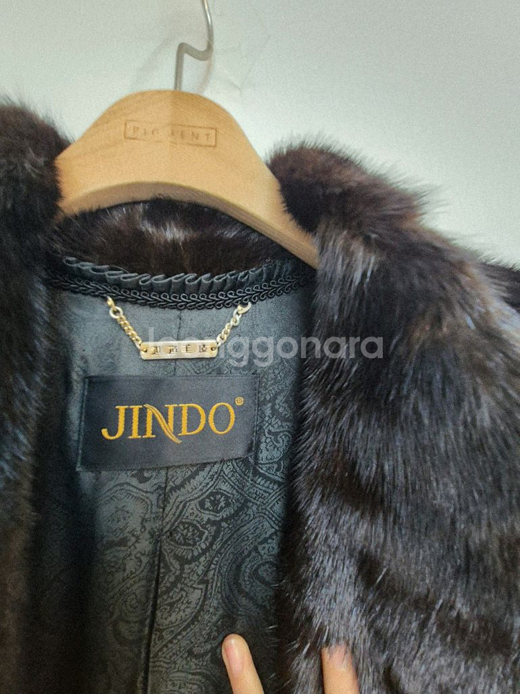 진도 SAGA 밍크 조끼--5