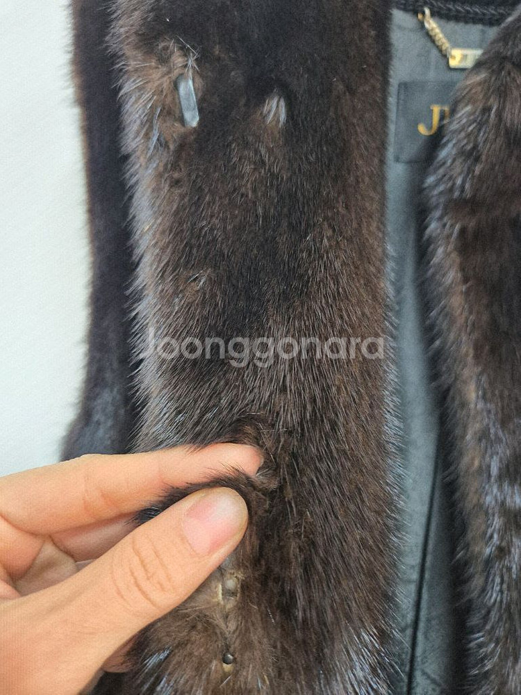 진도 SAGA 밍크 조끼--9